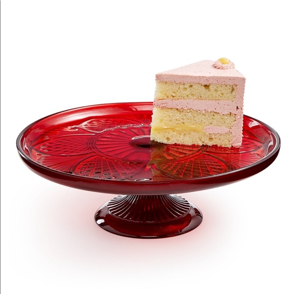 Martha Stewart Royal Blush Cake Stand and Plates - Picture 1 of 5